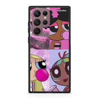 Thumbnail for Samsung S22 Ultra Bubble Girls Θήκη Αγίου Βαλεντίνου από τη Smartfits με σχέδιο στο πίσω μέρος και μαύρο περίβλημα | Smartphone case with colorful back and black bezels by Smartfits