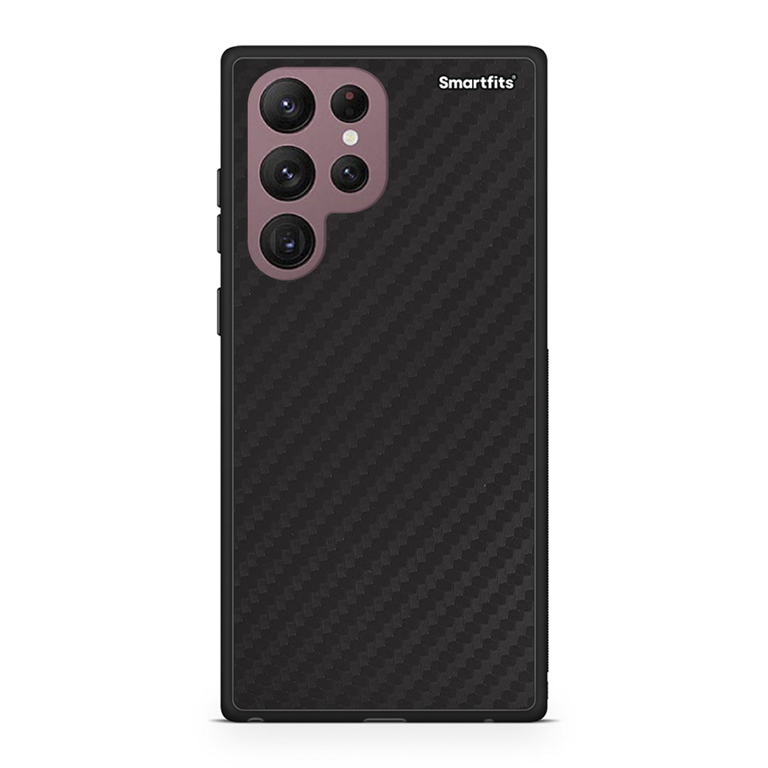 Samsung S22 Ultra Carbon Black θήκη από τη Smartfits με σχέδιο στο πίσω μέρος και μαύρο περίβλημα | Smartphone case with colorful back and black bezels by Smartfits