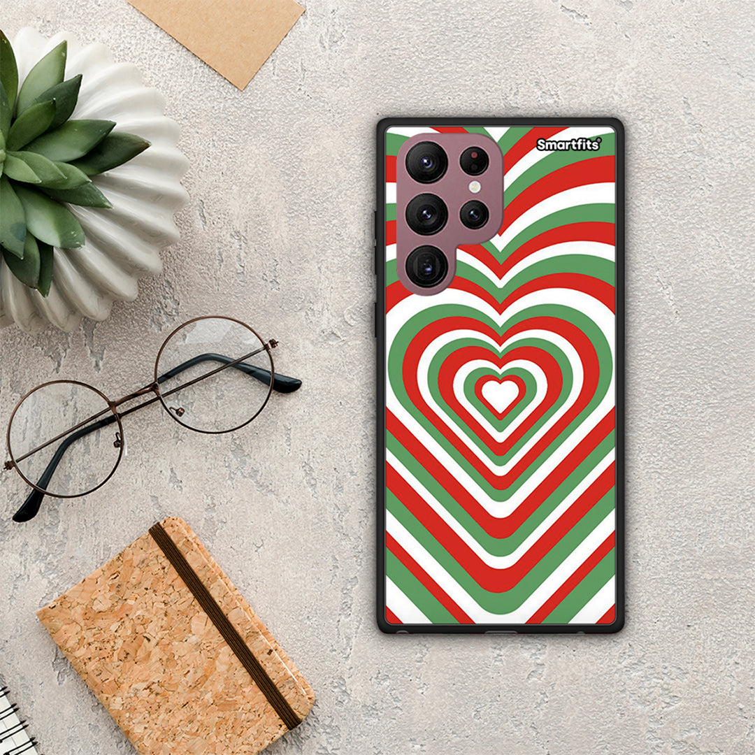 Christmas Hearts - Samsung Galaxy S22 Ultra Case