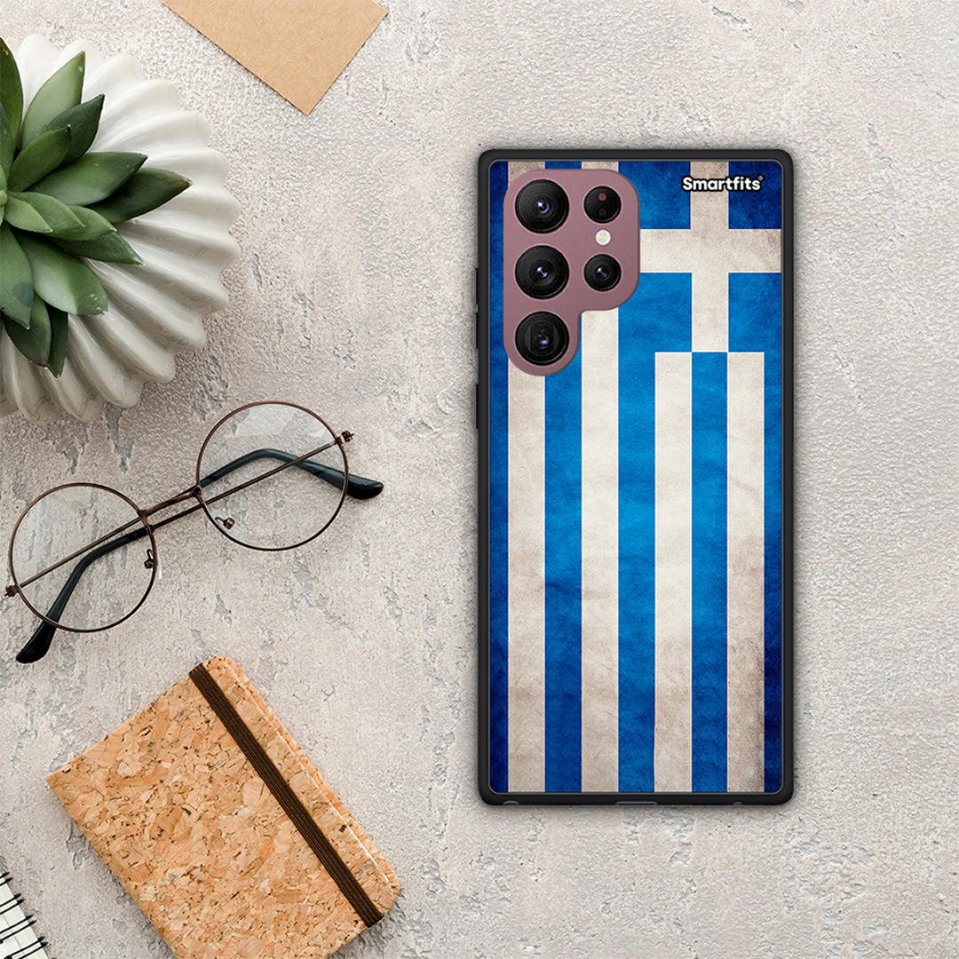 Flag Greek - Samsung Galaxy S22 Ultra case