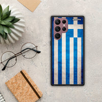 Thumbnail for Flag Greek - Samsung Galaxy S22 Ultra case