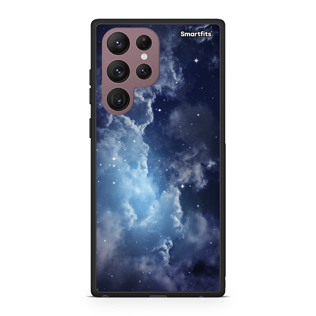 Samsung S22 Ultra Blue Sky Galaxy case, cover, bumper