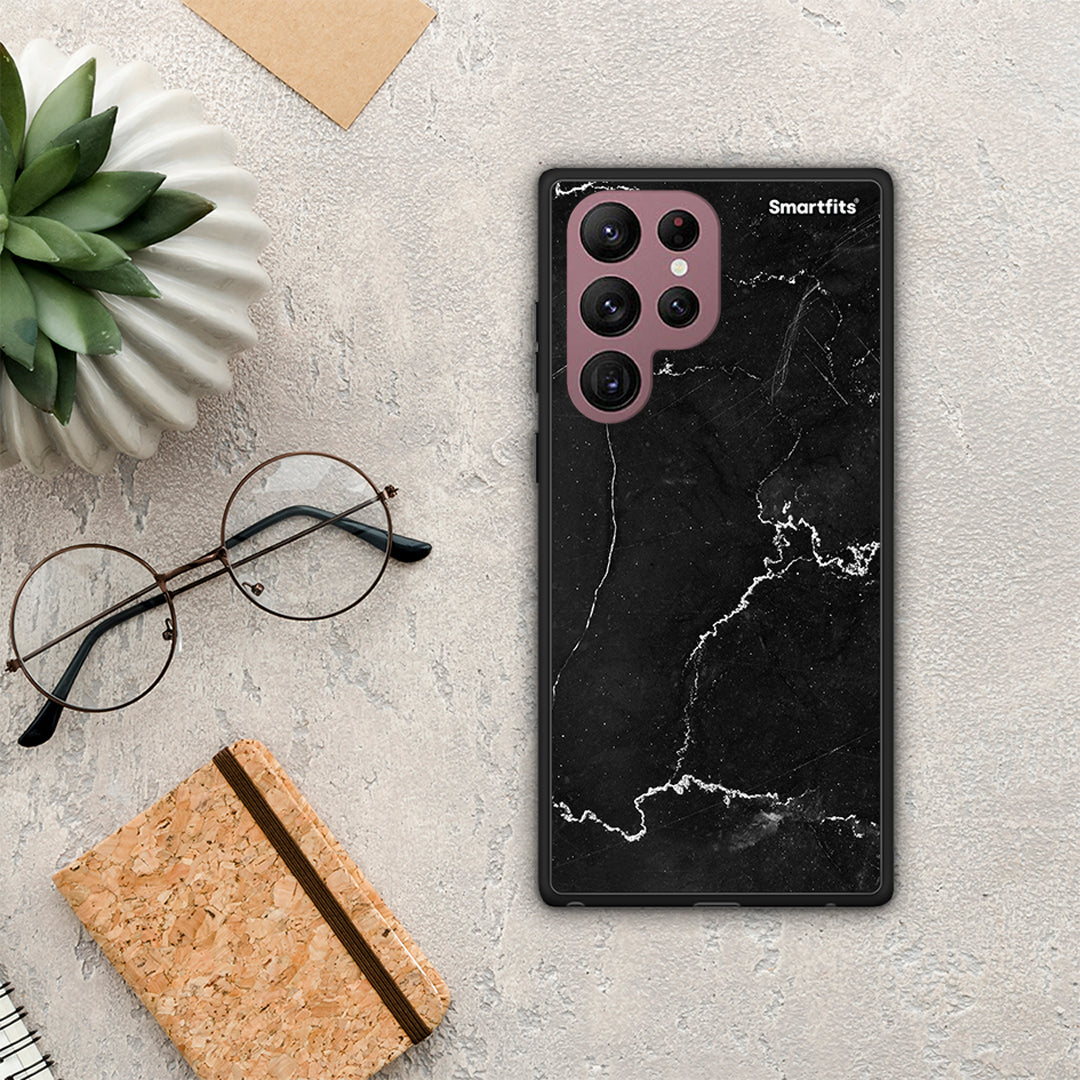 Marble Black - Samsung Galaxy S22 Ultra θήκη