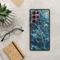 Thumbnail for Marble Blue - Samsung Galaxy S22 Ultra case