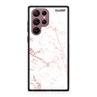 Thumbnail for Samsung S22 Ultra Pink Splash Marble case, cover, bumper