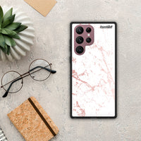 Thumbnail for Marble Pink Splash - Samsung Galaxy S22 Ultra Case