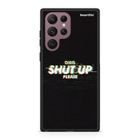 Thumbnail for Samsung S22 Ultra OMG ShutUp θήκη από τη Smartfits με σχέδιο στο πίσω μέρος και μαύρο περίβλημα | Smartphone case with colorful back and black bezels by Smartfits