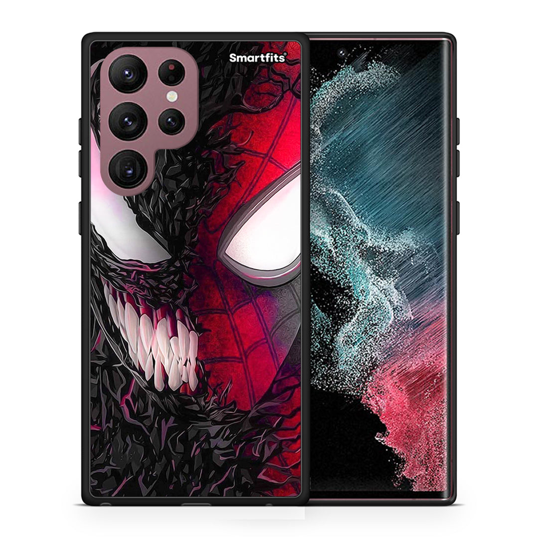 Θήκη iPhone 11 Pro Max SpiderVenom PopArt από τη Smartfits με σχέδιο στο πίσω μέρος και μαύρο περίβλημα | iPhone 11 Pro Max SpiderVenom PopArt case with colorful back and black bezels