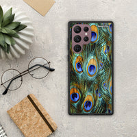 Thumbnail for Real Peacock Feathers - Samsung Galaxy S22 Ultra case
