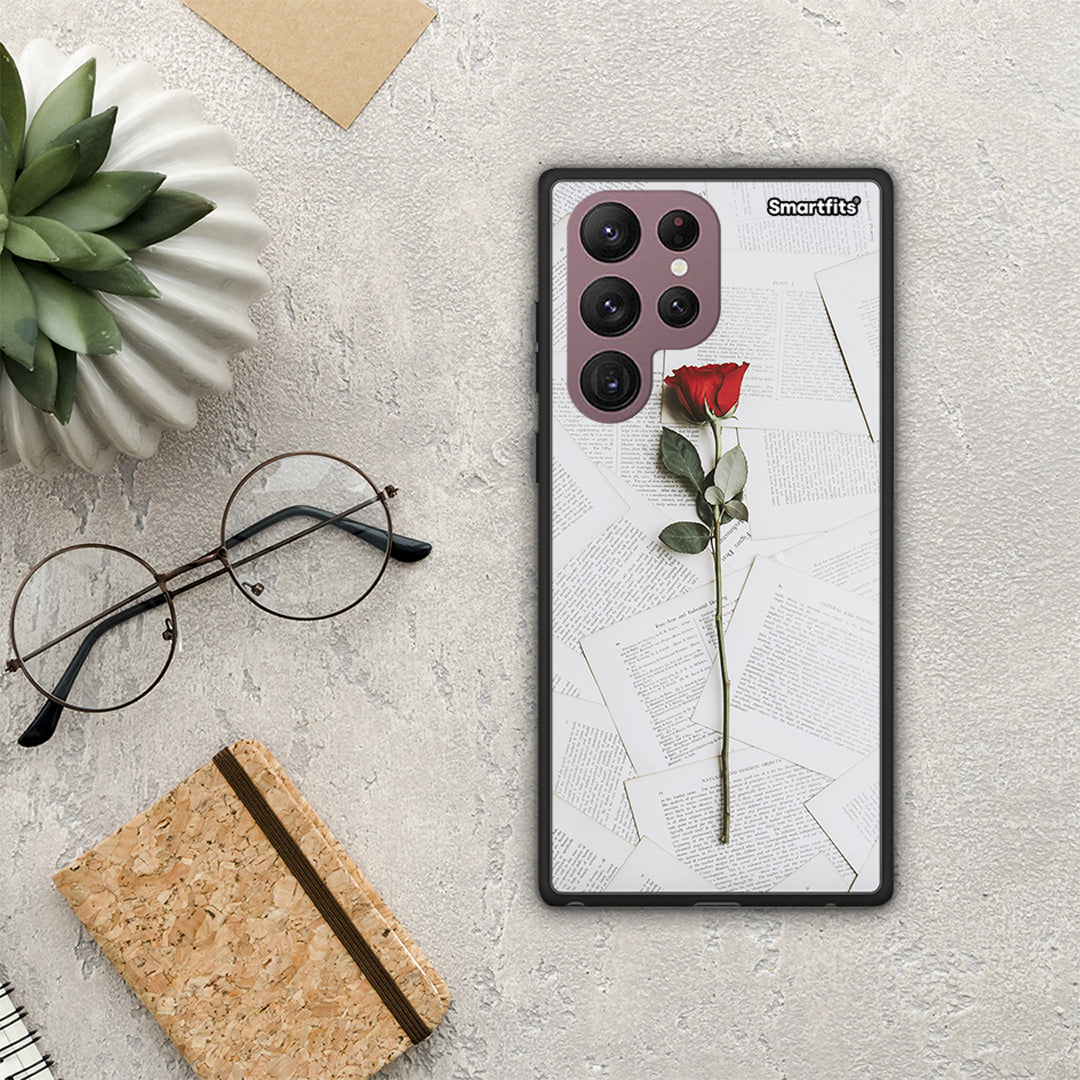 Red Rose - Samsung Galaxy S22 Ultra Case