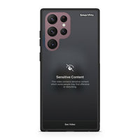Thumbnail for Samsung S22 Ultra Sensitive Content θήκη από τη Smartfits με σχέδιο στο πίσω μέρος και μαύρο περίβλημα | Smartphone case with colorful back and black bezels by Smartfits