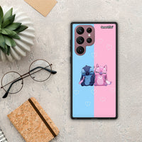 Thumbnail for Stitch and Angel - Samsung Galaxy S22 Ultra case