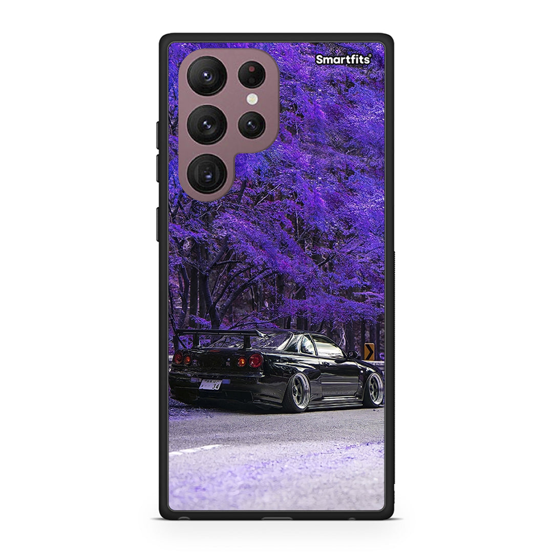 Samsung S22 Ultra Super Car Θήκη Αγίου Βαλεντίνου από τη Smartfits με σχέδιο στο πίσω μέρος και μαύρο περίβλημα | Smartphone case with colorful back and black bezels by Smartfits
