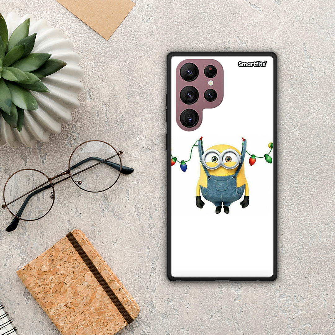 Xmas Minion Lights - Samsung Galaxy S22 Ultra Case