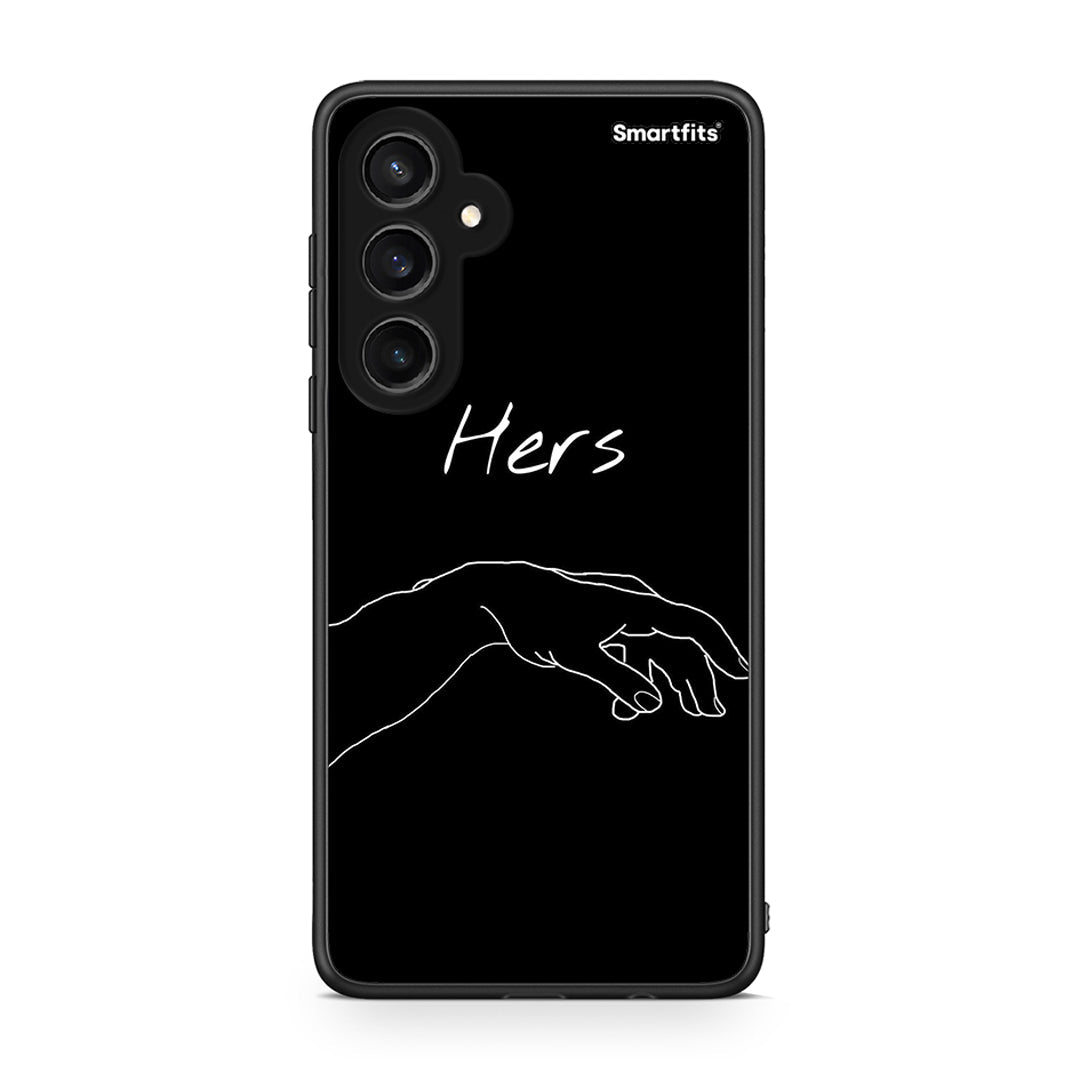Samsung Galaxy S23 FE Aeshetic Love 1 Θήκη Αγίου Βαλεντίνου από τη Smartfits με σχέδιο στο πίσω μέρος και μαύρο περίβλημα | Smartphone case with colorful back and black bezels by Smartfits