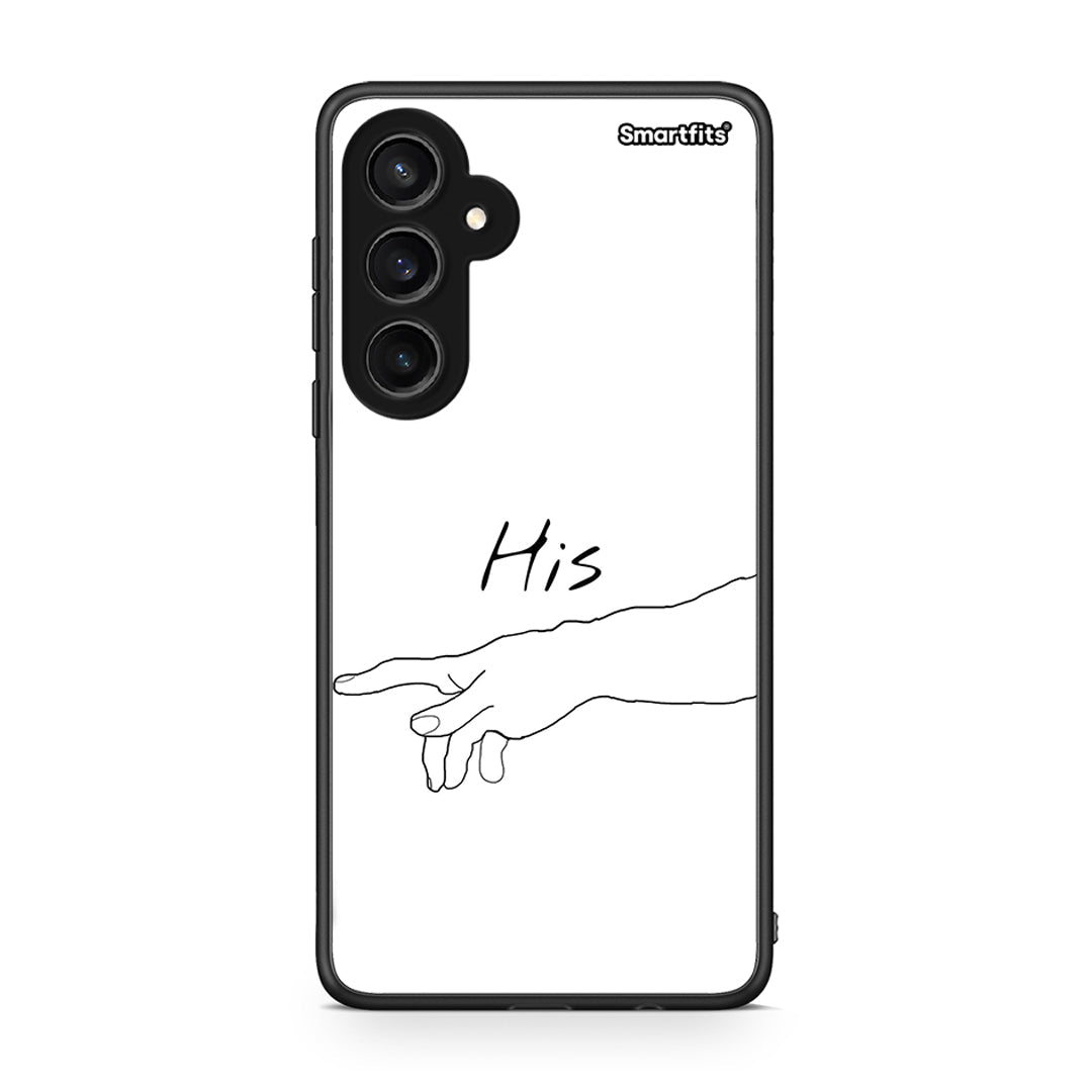 Samsung Galaxy S23 FE Aeshetic Love 2 Θήκη Αγίου Βαλεντίνου από τη Smartfits με σχέδιο στο πίσω μέρος και μαύρο περίβλημα | Smartphone case with colorful back and black bezels by Smartfits