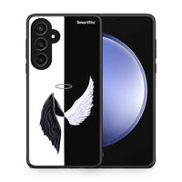 Thumbnail for Θήκη Samsung Galaxy S23 FE Angels Demons από τη Smartfits με σχέδιο στο πίσω μέρος και μαύρο περίβλημα | Samsung Galaxy S23 FE Angels Demons case with colorful back and black bezels