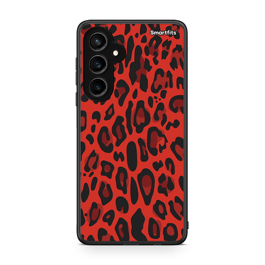 4 - Samsung Galaxy S23 FE Red Leopard Animal case, cover, bumper