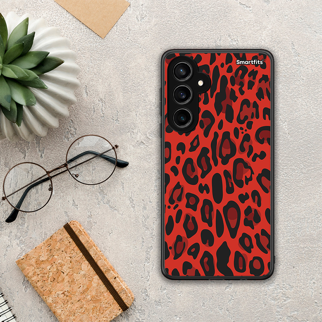 Animal Red Leopard - Samsung Galaxy S23 FE θήκη