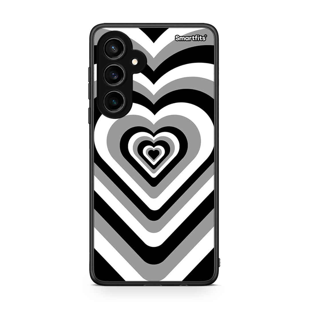 Samsung Galaxy S23 FE Black Hearts θήκη από τη Smartfits με σχέδιο στο πίσω μέρος και μαύρο περίβλημα | Smartphone case with colorful back and black bezels by Smartfits