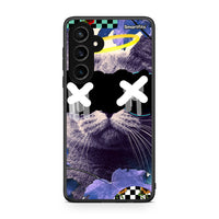 Thumbnail for Samsung Galaxy S23 FE Cat Collage θήκη από τη Smartfits με σχέδιο στο πίσω μέρος και μαύρο περίβλημα | Smartphone case with colorful back and black bezels by Smartfits