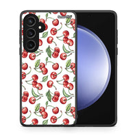 Thumbnail for Θήκη Samsung Galaxy S23 FE Cherry Summer από τη Smartfits με σχέδιο στο πίσω μέρος και μαύρο περίβλημα | Samsung Galaxy S23 FE Cherry Summer case with colorful back and black bezels