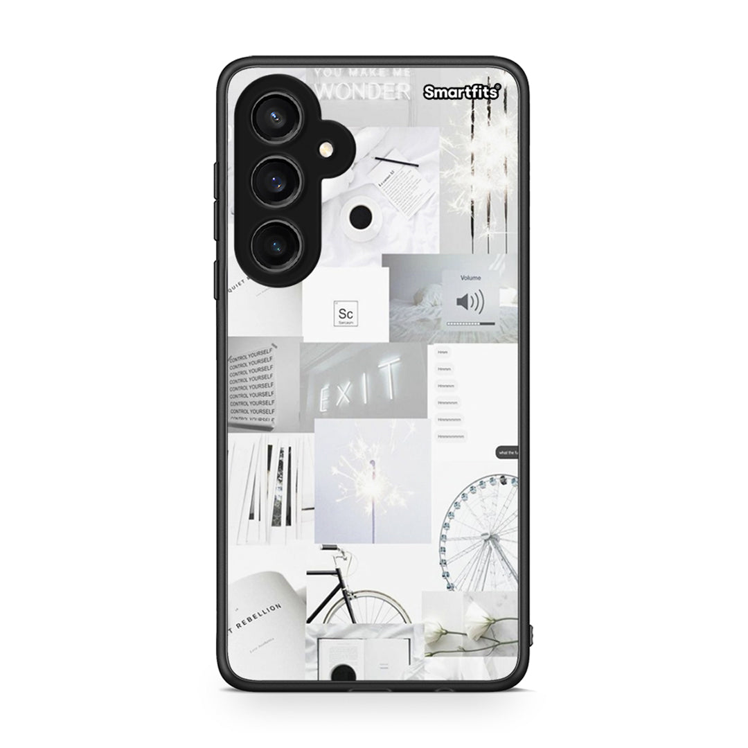 Samsung Galaxy S23 FE Collage Make Me Wonder Θήκη Αγίου Βαλεντίνου από τη Smartfits με σχέδιο στο πίσω μέρος και μαύρο περίβλημα | Smartphone case with colorful back and black bezels by Smartfits