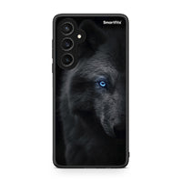 Thumbnail for Samsung Galaxy S23 FE Dark Wolf θήκη από τη Smartfits με σχέδιο στο πίσω μέρος και μαύρο περίβλημα | Smartphone case with colorful back and black bezels by Smartfits
