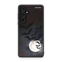 Thumbnail for Samsung Galaxy S23 FE Halloween Bat Night Θήκη από τη Smartfits με σχέδιο στο πίσω μέρος και μαύρο περίβλημα | Smartphone case with colorful back and black bezels by Smartfits