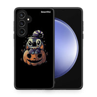 Thumbnail for Θήκη Samsung Galaxy S23 FE Halloween Stitch από τη Smartfits με σχέδιο στο πίσω μέρος και μαύρο περίβλημα | Samsung Galaxy S23 FE Halloween Stitch case with colorful back and black bezels