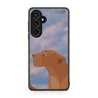 Thumbnail for Samsung Galaxy S23 FE Lion Love 2 Θήκη Αγίου Βαλεντίνου από τη Smartfits με σχέδιο στο πίσω μέρος και μαύρο περίβλημα | Smartphone case with colorful back and black bezels by Smartfits