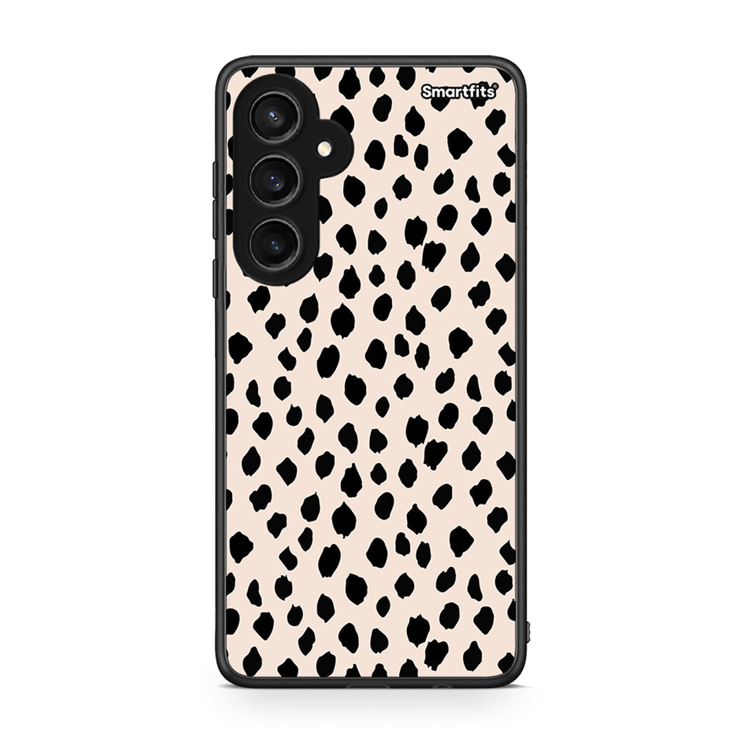 Samsung Galaxy S23 FE New Polka Dots θήκη από τη Smartfits με σχέδιο στο πίσω μέρος και μαύρο περίβλημα | Smartphone case with colorful back and black bezels by Smartfits