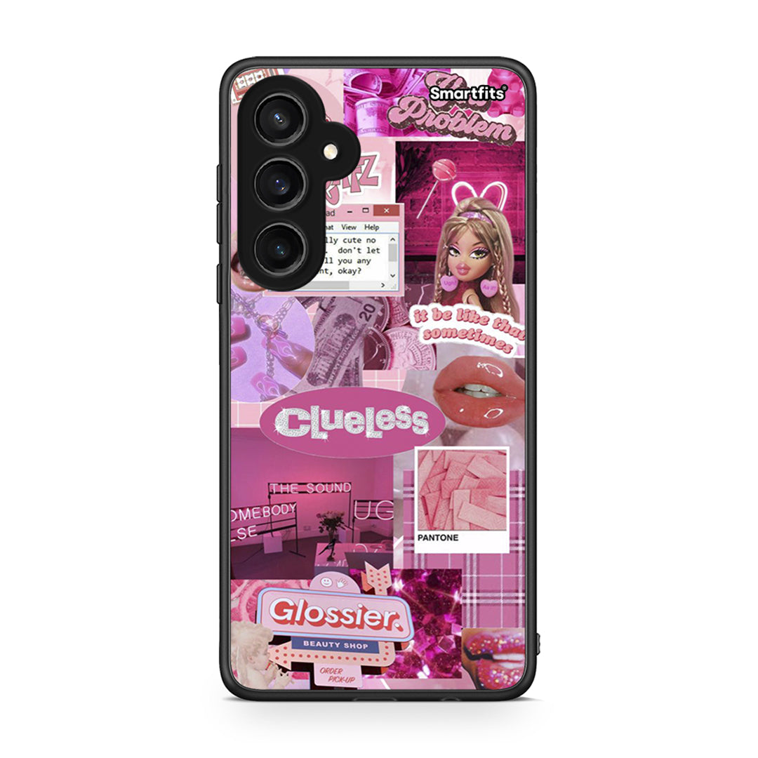 Samsung Galaxy S23 FE Pink Love Θήκη Αγίου Βαλεντίνου από τη Smartfits με σχέδιο στο πίσω μέρος και μαύρο περίβλημα | Smartphone case with colorful back and black bezels by Smartfits