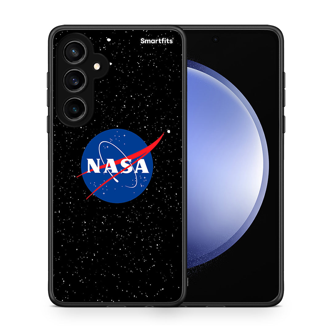 Θήκη Samsung Galaxy S23 FE NASA PopArt από τη Smartfits με σχέδιο στο πίσω μέρος και μαύρο περίβλημα | Samsung Galaxy S23 FE NASA PopArt case with colorful back and black bezels