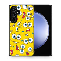 Thumbnail for Θήκη Samsung Galaxy S23 FE Sponge PopArt από τη Smartfits με σχέδιο στο πίσω μέρος και μαύρο περίβλημα | Samsung Galaxy S23 FE Sponge PopArt case with colorful back and black bezels