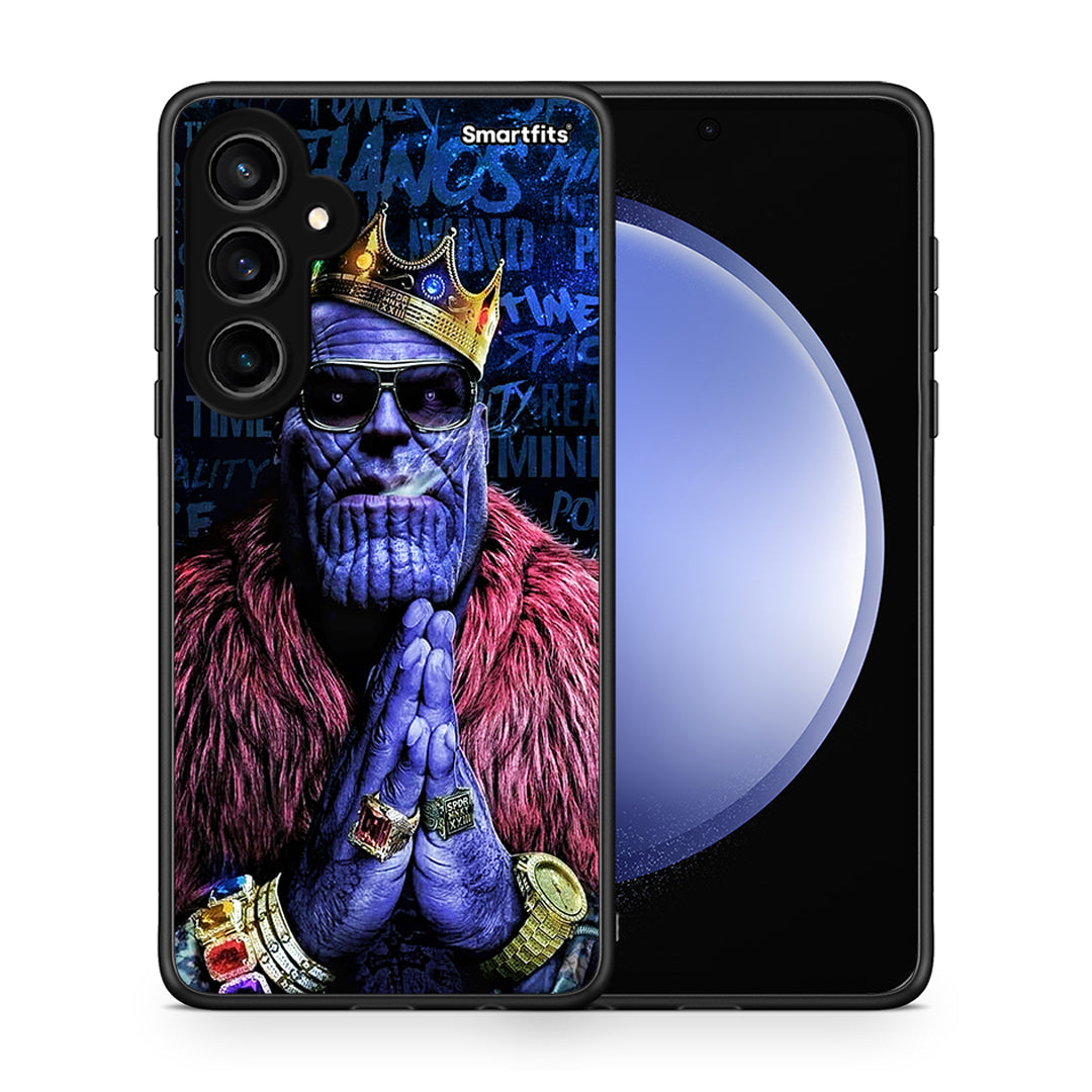 Θήκη Samsung Galaxy S23 FE Thanos PopArt από τη Smartfits με σχέδιο στο πίσω μέρος και μαύρο περίβλημα | Samsung Galaxy S23 FE Thanos PopArt case with colorful back and black bezels