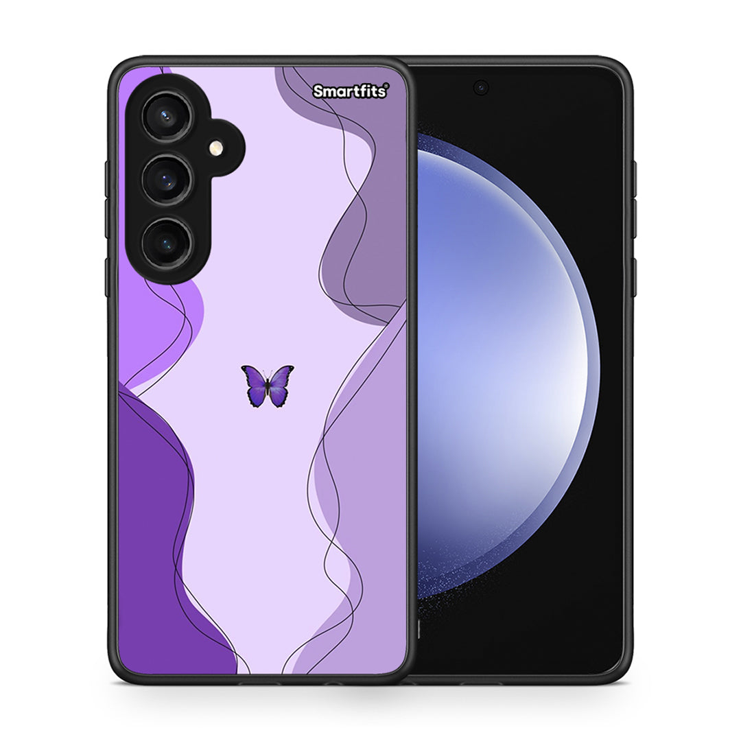 Purple Mariposa - Samsung Galaxy S23 Fe case