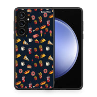 Thumbnail for Θήκη Samsung Galaxy S23 FE Hungry Random από τη Smartfits με σχέδιο στο πίσω μέρος και μαύρο περίβλημα | Samsung Galaxy S23 FE Hungry Random case with colorful back and black bezels