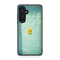 Thumbnail for Samsung Galaxy S23 FE Yellow Duck θήκη από τη Smartfits με σχέδιο στο πίσω μέρος και μαύρο περίβλημα | Smartphone case with colorful back and black bezels by Smartfits