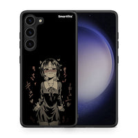 Thumbnail for Θήκη Samsung Galaxy S23 Plus Anime Girl από τη Smartfits με σχέδιο στο πίσω μέρος και μαύρο περίβλημα | Samsung Galaxy S23 Plus Anime Girl Case with Colorful Back and Black Bezels