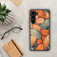 Thumbnail for Θήκη Samsung Galaxy S23 Plus Autumn Leaves από τη Smartfits με σχέδιο στο πίσω μέρος και μαύρο περίβλημα | Samsung Galaxy S23 Plus Autumn Leaves Case with Colorful Back and Black Bezels