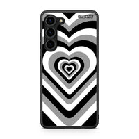 Thumbnail for Θήκη Samsung Galaxy S23 Plus Black Hearts από τη Smartfits με σχέδιο στο πίσω μέρος και μαύρο περίβλημα | Samsung Galaxy S23 Plus Black Hearts Case with Colorful Back and Black Bezels