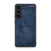 Thumbnail for Θήκη Samsung Galaxy S23 Plus Geometric Blue Abstract από τη Smartfits με σχέδιο στο πίσω μέρος και μαύρο περίβλημα | Samsung Galaxy S23 Plus Geometric Blue Abstract Case with Colorful Back and Black Bezels