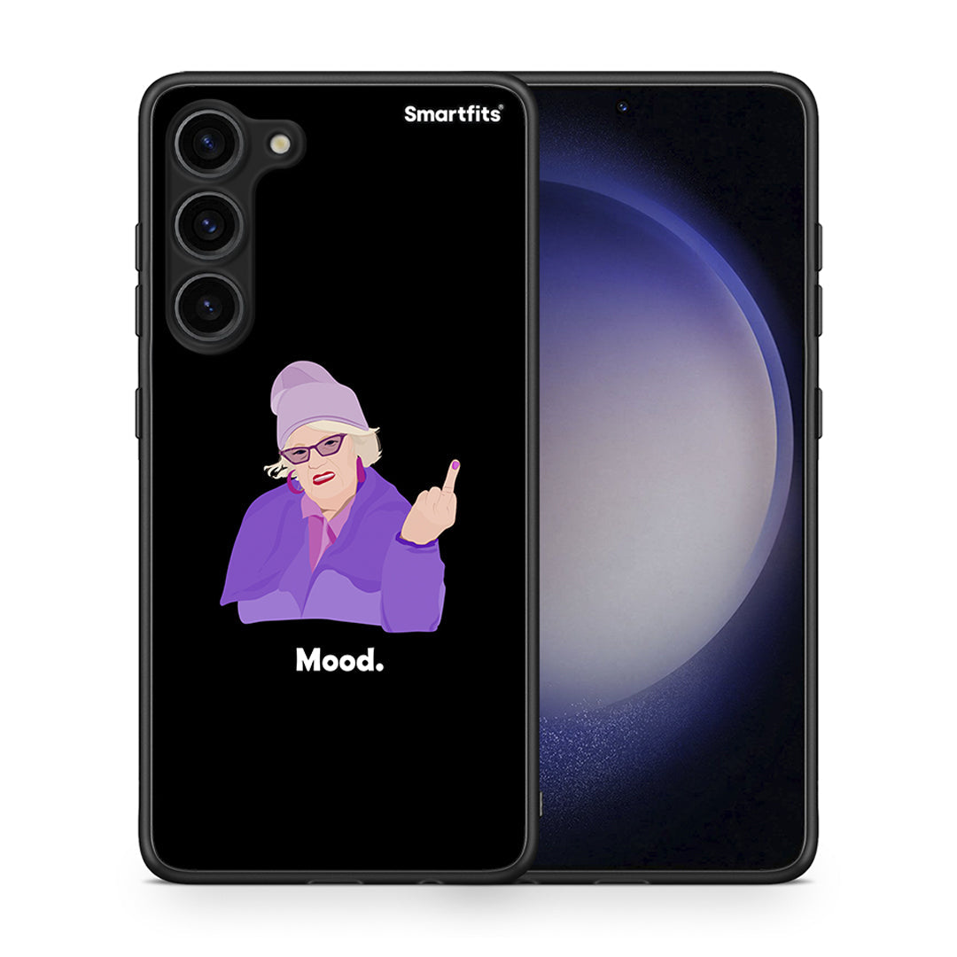 Θήκη Samsung Galaxy S23 Plus Grandma Mood Black από τη Smartfits με σχέδιο στο πίσω μέρος και μαύρο περίβλημα | Samsung Galaxy S23 Plus Grandma Mood Black Case with Colorful Back and Black Bezels