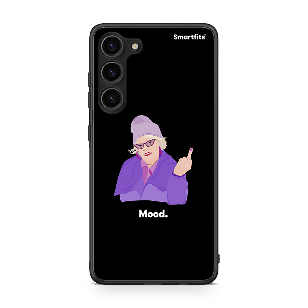 Θήκη Samsung Galaxy S23 Plus Grandma Mood Black από τη Smartfits με σχέδιο στο πίσω μέρος και μαύρο περίβλημα | Samsung Galaxy S23 Plus Grandma Mood Black Case with Colorful Back and Black Bezels