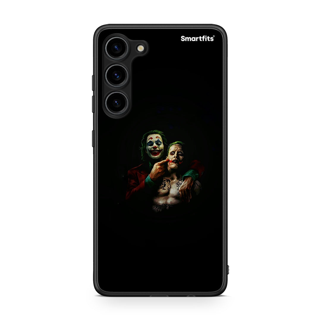 Θήκη Samsung Galaxy S23 Plus Hero Clown από τη Smartfits με σχέδιο στο πίσω μέρος και μαύρο περίβλημα | Samsung Galaxy S23 Plus Hero Clown Case with Colorful Back and Black Bezels