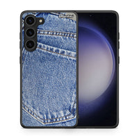 Thumbnail for Θήκη Samsung Galaxy S23 Plus Jeans Pocket από τη Smartfits με σχέδιο στο πίσω μέρος και μαύρο περίβλημα | Samsung Galaxy S23 Plus Jeans Pocket Case with Colorful Back and Black Bezels