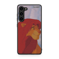 Thumbnail for Θήκη Samsung Galaxy S23 Plus Lion Love 1 από τη Smartfits με σχέδιο στο πίσω μέρος και μαύρο περίβλημα | Samsung Galaxy S23 Plus Lion Love 1 Case with Colorful Back and Black Bezels