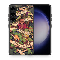 Thumbnail for Θήκη Samsung Galaxy S23 Plus Ninja Turtles από τη Smartfits με σχέδιο στο πίσω μέρος και μαύρο περίβλημα | Samsung Galaxy S23 Plus Ninja Turtles Case with Colorful Back and Black Bezels