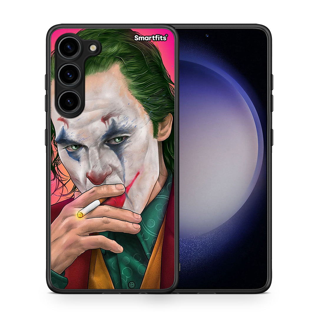 Θήκη Samsung Galaxy S23 Plus PopArt JokesOnU από τη Smartfits με σχέδιο στο πίσω μέρος και μαύρο περίβλημα | Samsung Galaxy S23 Plus PopArt JokesOnU Case with Colorful Back and Black Bezels